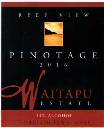 Reef View Pinotage 2016 - Sold out