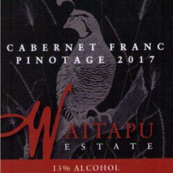"Quail Run" Cabernet/Pinotage 2017